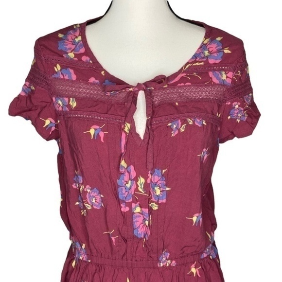 Matilda Jane Art Class Dress Floral Short Sleeve Size Large - Picture 3 of 16
